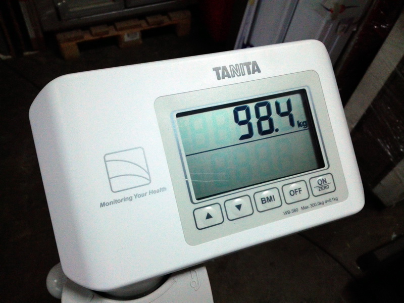 bascula electronica tanita wb380 farmacia hospital transformador 6v. 119x40x52 (45eu.) 1u